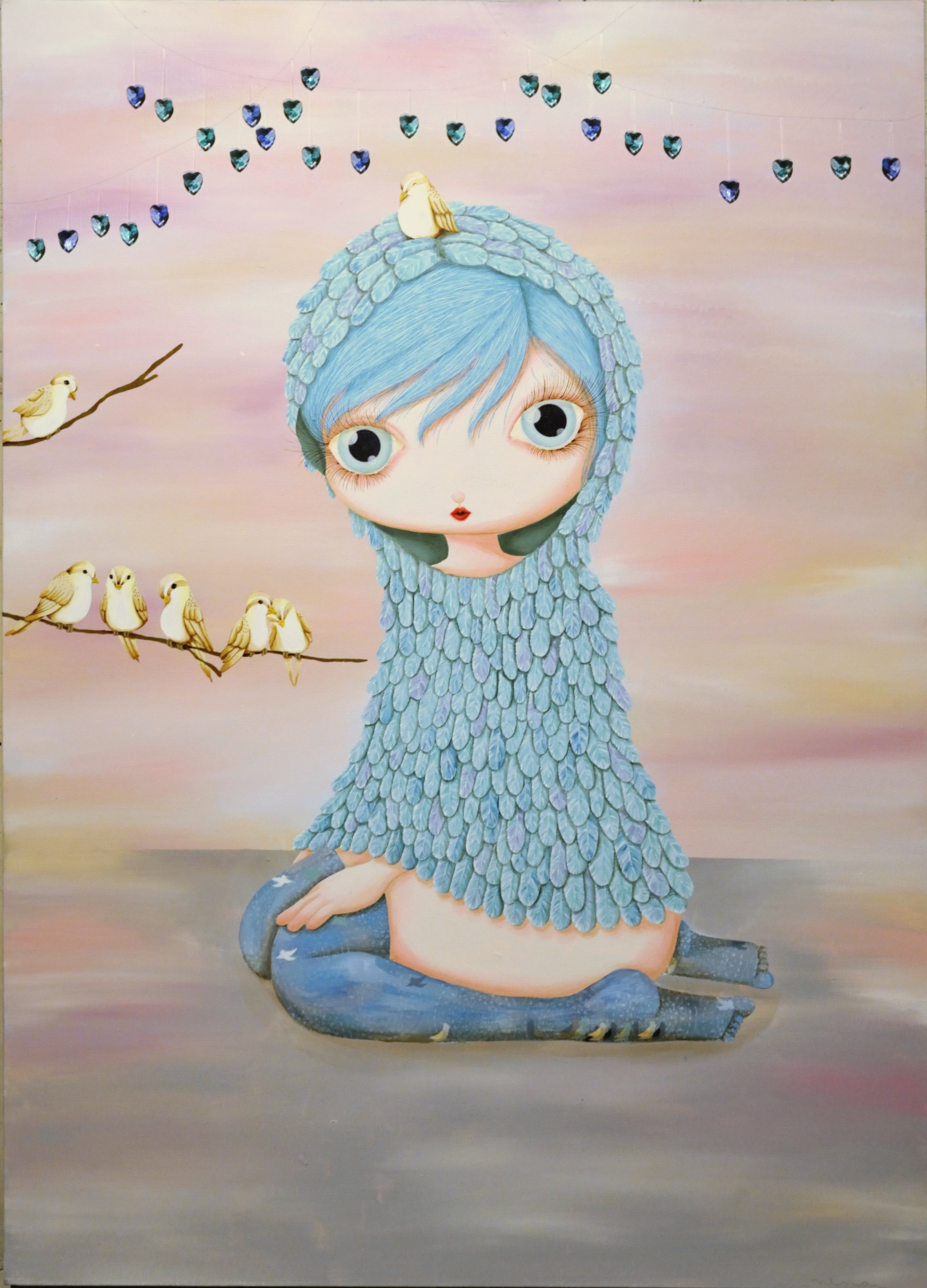 Pássaros Azuis Voam - Por Nina Pandolfo